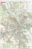 Warszawa. Mapa ścienna 1:28 000