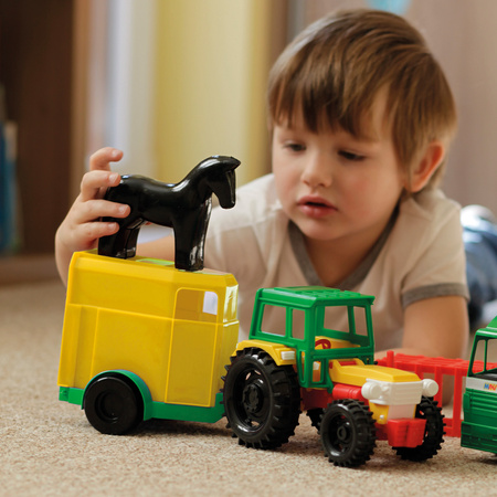 Traktor z przyczepą na konia 35003