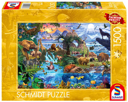 Puzzle 1500 PQ Świąt Zwierząt 113389