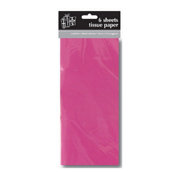 Bibuła 50x70 cm Fuksja 6 arkuszy