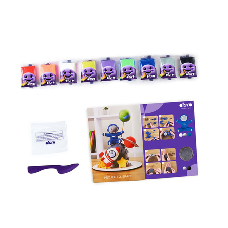 Masa plastyczna z akcesoriami Wszechświat