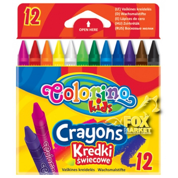 Kredki świecowe Colorino Kids 12 kolorów