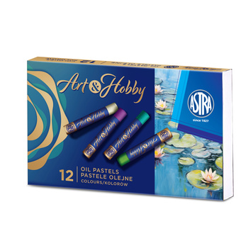 Pastele olejne ASTRA ART&HOBBY 12 kolorów