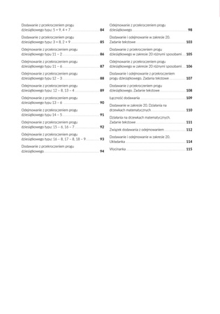 Działania z pomysłem Dodawanie i odejmowanie w zakresie 20