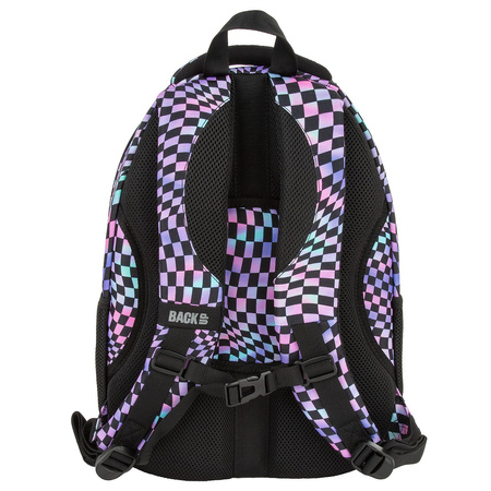 Plecak 4-komorowy Backup PLB7A20 kratka kolorowa