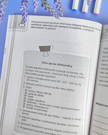 Pamięć ćwiczenia na tekstach użytkowych zeszyt 2