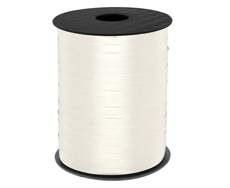 Wstążka pastelowa biała 458m