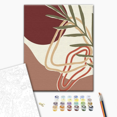 Malowanie po numerach BRUSHME 40x50 cm Tryptyk pastelowy