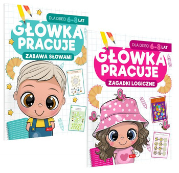 Pakiet Główka pracuje. Zabawa słowami / Zagadki logiczne