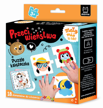 Przeciwieństwa. Mały miś to lubi!