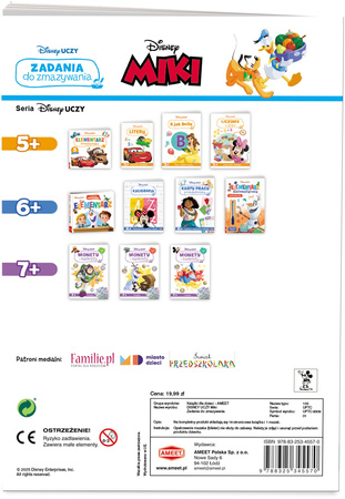Disney uczy Zadania do zmazywania Miki UPTC-9309