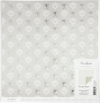 Papier ozdobny Silver angels 30,5x30,5cm 180g 3 arkusze edycja limitowana