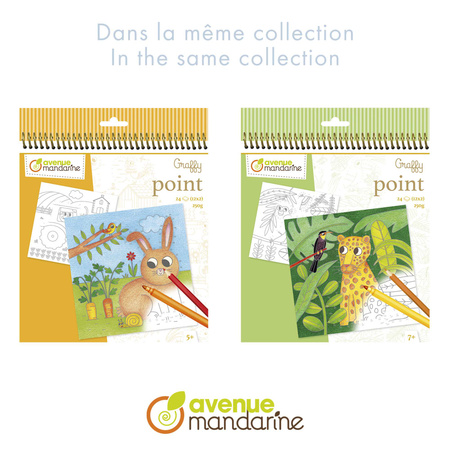 Kolorowanka połącz kropki Graffy Point Farma