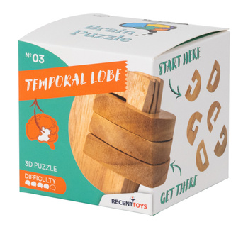 Łamigłówka Brain Puzzle 3 Temporal Lobe Recent Toys poziom 4/5