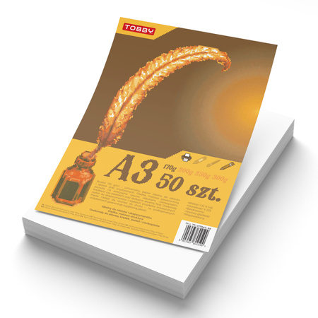 Papier Brystol A3 50 ark.170g