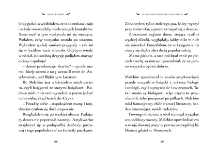 Antykwariat pod błękitnym lustrem Dawid i Larisa Tom 1