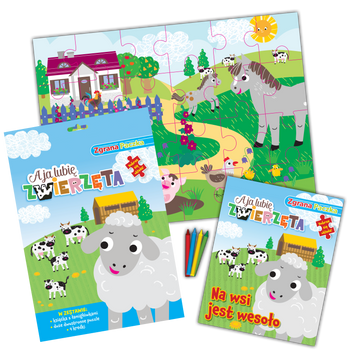 Na wsi jest wesoło. ja lubię zwierzęta. Zgrana paczka