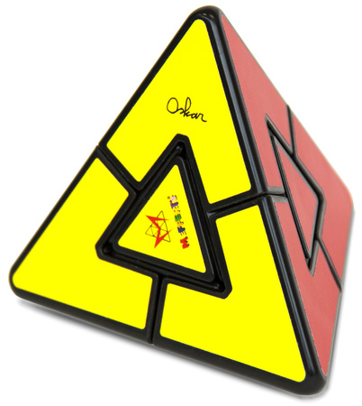 Łamigłówka Pyraminx Duo Recent Toys poziom 2/5