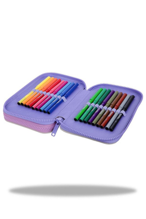 Piórnik 2-komorowy z wyposażeniem Coolpack Jumper 2 White Bunny