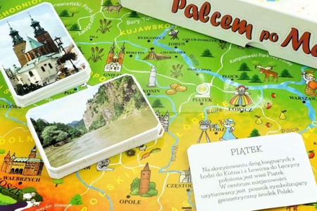 Gra Palcem po mapie Polska