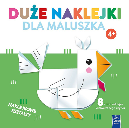 Duże naklejki dla maluszka. Kurka 4+