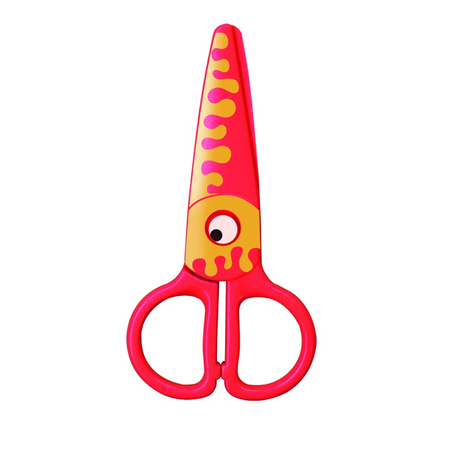 Nożyczki szkolne zaokrąglone 5 cm KEYROAD ryba blister