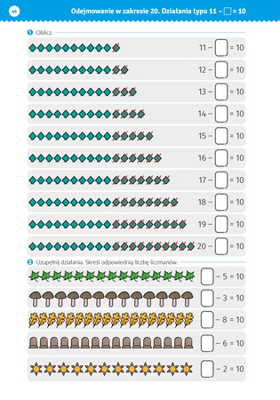 Działania z pomysłem Dodawanie i odejmowanie w zakresie 20