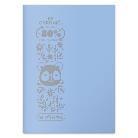 Paczka zeszyt A5 Eco PP Pastel Colors 32k kratka mix kolorów 10 szt.