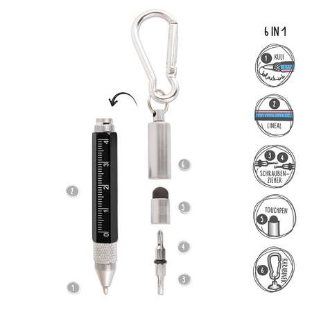 Długopis brelok i zestaw narzędziowy 1 szt.mix