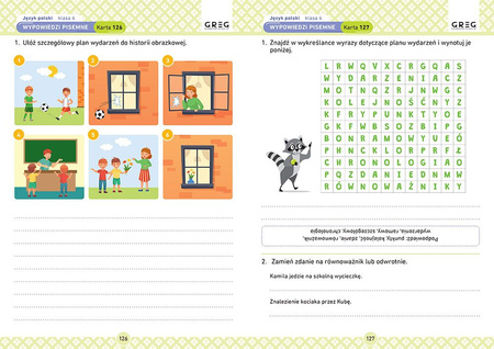 Język polski. Karty pracy w szkole i w domu. Klasa 4