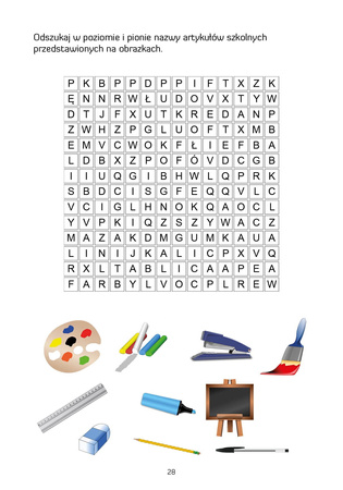 Wykreślanki 2 zbiór ćwiczeń dla młodzieży i dorosłych z trudnościami językowymi