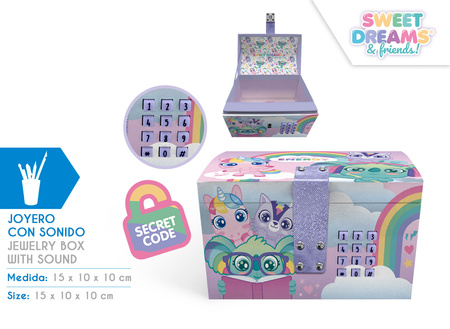 Szkatułka na kod Sweet Dreams grająca KL11675