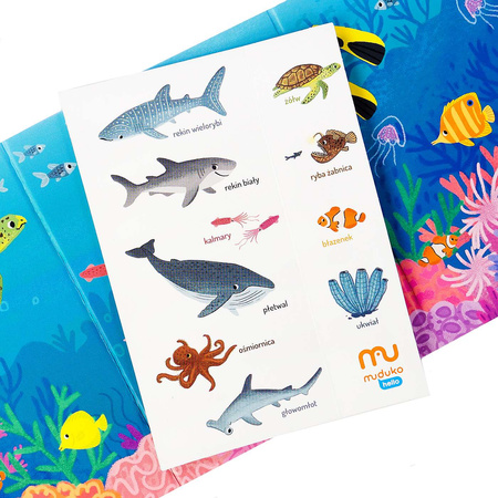 W oceanie. Ćwiczymy spostrzegawczość 18 mies.+ Pierwsza ekoksiążeczka Twojego Dziecka