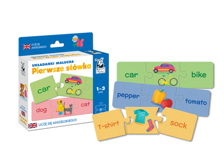 Angielski Pierwsze słówka Układanki malucha Kapitan Nauka