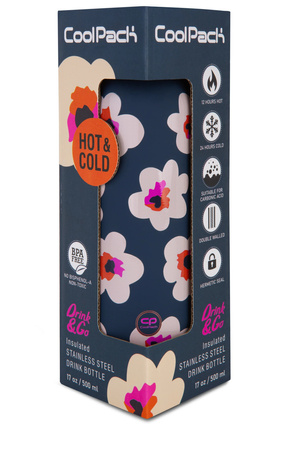 Bidon metalowy Coolpack bonet 500 ml Flores nina