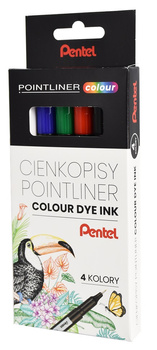 Cienkopis pointliner S40-ST 4 kolory