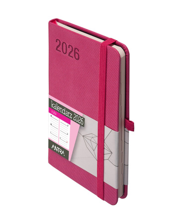 Kalendarz 2026 Rubi A6 TDW różowy