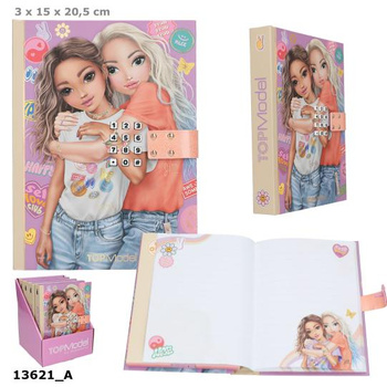 Pamiętnik na kod Top Model grający Girl Power 13621A