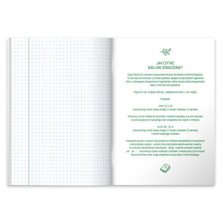 Paczka zeszyt A5 Eco PP Religia 60k kratka 5 szt.