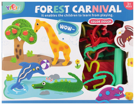 Masa plastyczna Safari z akcesoriami