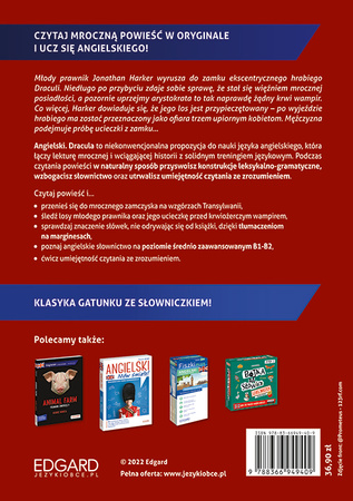 Dracula. Angielski. Adaptacja powieści z ćwiczeniami
