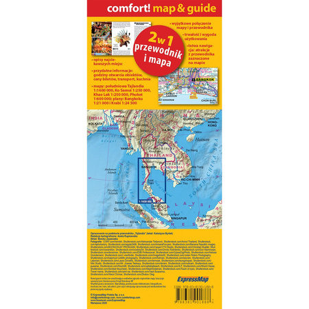 Tajlandia Południowa map&guide PL 2020