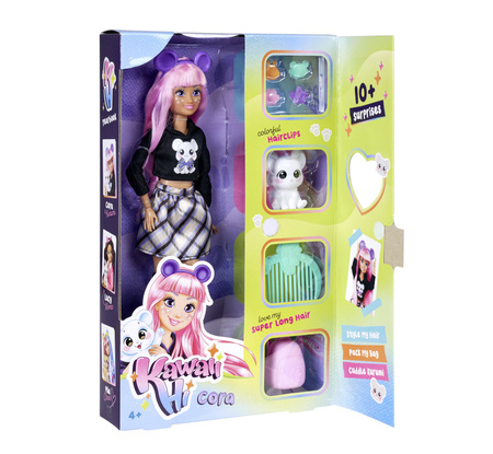 Lalka Kawaii Hi Cora i zwierzątko Kurumi