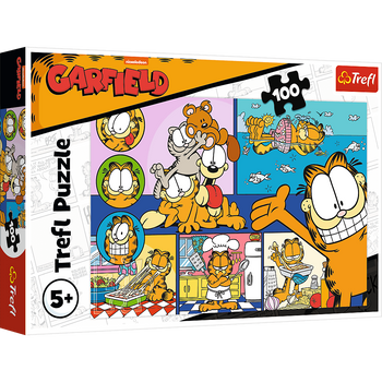 Puzzle 100 Leniwy Garfield 16521