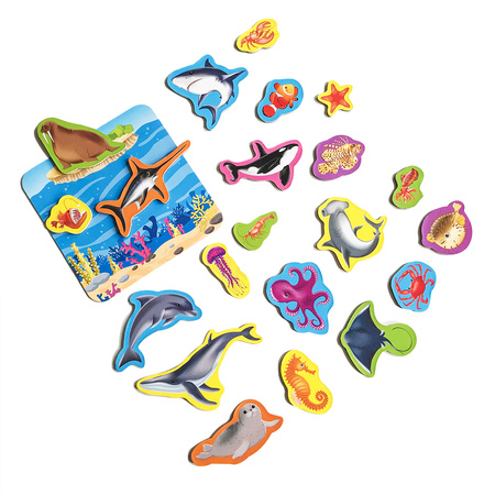 Zestaw magnetyczny z tablicą Życie morskie RK2090-05