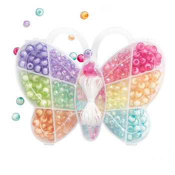 Zestaw koralików do wyrobu biżuterii Motyl