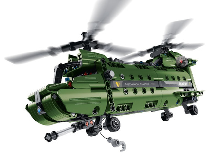 Klocki iM.Master 2w1 Wojskowy Transporter 393 elementy