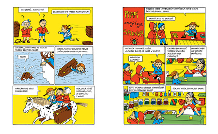 Pippi zawsze sobie poradzi i inne komiksy