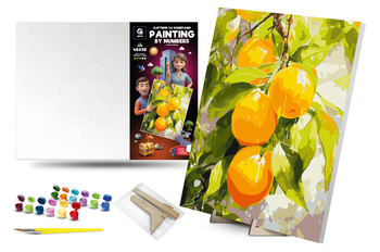 Malowanie po numerach Soczyste Cytryny 40x50 cm