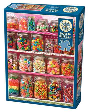 Puzzle 500 Półka ze słodyczami 112641